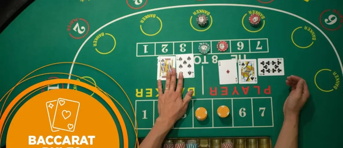 Instructions for playing baccarat to win easily & rules for drawing cards